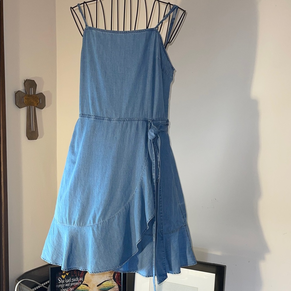 Express Blue Denim Mini Dress